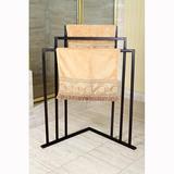 Kingston Brass Edenscape Free Standing Towel Stand Metal in Brown | 32.94 H x 13.937 D in | Wayfair SCC8275