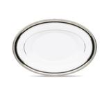 Noritake Austin Platinum Butter Dish, 8" Porcelain China/All Ceramic in White | 0.75 H x 5.5 W in | Wayfair 4360-738