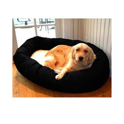 Majestic Pet Bagel-style Comfortable 52-inch Dog Bed in Black
