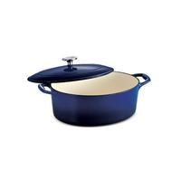 Tramontina Gourmet Tramontina Gourmet Enameled Cast Iron 5.5 Qt Covered Oval Dutch Oven Gradated - F