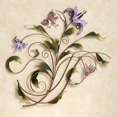 Floria Pastel Metal Wall Sculpture Multi Pastel , Multi Pastel