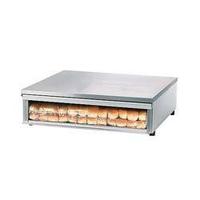 Star 24" W Bun Box With Clear Door Holds 48 Hot Dog Buns (SS30BBC) - Stainless Steel