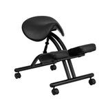 Flash Furniture Ergonomic Kneeling Chair with Saddle Seat, Black screenshot. Chairs directory of Office Furniture.