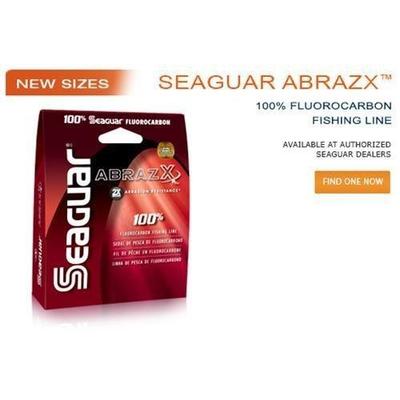 Seaguar Abrazx 100% Fluoro 1000 yd. 8 lb. 08Ax1000