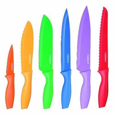 Cuisinart 12  Pc. Color Knife Set with Blade Guards