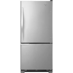 Whirlpool Stainless Steel Bottom Freezer Freestanding Refrigerator WRB119WFBM