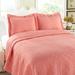 Laura Ashley Reversible Quilt Set Polyester/Polyfill/Cotton in Pink/Yellow | Twin Quilt + 1 Sham | Wayfair 195555