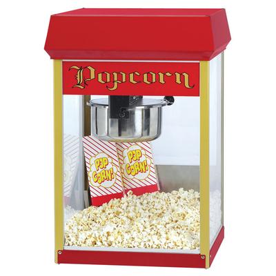 Gold Medal 8 Oz. Counter Top Popcorn Popper (2408) - Red