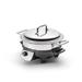 360 Cookware Gourmet Slow Cooker Plastic/Metal in Gray | 5.75 H x 9 W x 13.5 D in | Wayfair ID023-GC