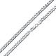 Bling Jewelry Men's Solid 6MM Diamond Cut .925 Sterling Silver Miami Cuban Curb Chain Necklace For Men Teens Women 24 Inch