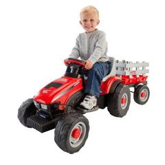 Peg Perego Case IH Lil Tractor and Trailer Battery Operated Ride On