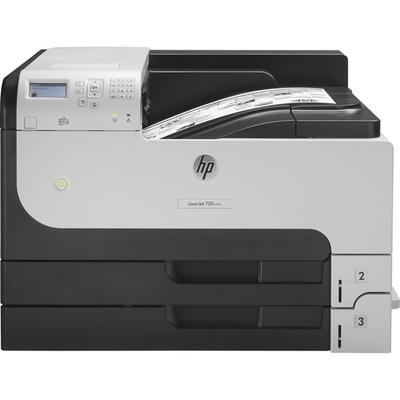 HP Printer - Monochrome - 40 ppm - 1200 dpi - 100 Sheets - USB - AC 110V - M712DN