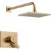 Delta Vero 17 Series Dual-Function Shower Faucet Set, Shower Handle Trim Kit, Rubber in Yellow/Brown | 5.75 H x 8.66 W in | Wayfair T17253-CZ