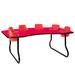 Toddler Tables Kid's 6 Seat Activity/Feeding Table Laminate in Red | 27 H in | Wayfair TT6-NR-RD-STD