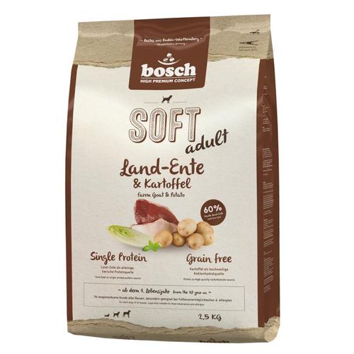 2,5kg Land-Ente & Kartoffel bosch HPC Soft Hundefutter trocken