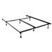 Home by Hollywood Premium Lev-R-Lock Glides Bed Frame Metal in Black | 7.5 H x 60.75 W x 70.5 D in | Wayfair 3270BSG