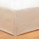 Eastern Accents Bardot Marilyn Chamois 16" Bed Skirt Cotton in White | 72 W x 84 D in | Wayfair SKC-349