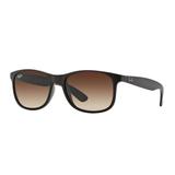 Ray-Ban ANDY RB4202 Sunglasses 607313-55 - Matte Brown Frame Brown Gradient Lenses