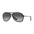 Ray-Ban ALEX RB4201 Sunglasses 622/8G-59 - Rubber Black Frame Grey Gradient Lenses