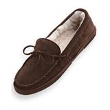 Blair John Blair Suede Moccasin Slippers - Brown - 7 - Medium