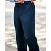 Blair Men's John Blair Signature Adjust-A-Band Relaxed-Fit Gabardine Dress Pants - Blue - 36