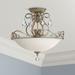 Crystorama Ashton 16 1/2" Wide Silver Ceiling Light