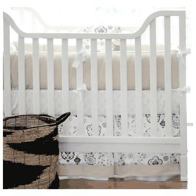 New Arrivals Penelope in Wheat 2 Piece Baby Crib Bedding Set