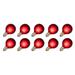 Vickerman 09091 - G50 Intermediate Screw Base Red (10 pack) Christmas Light Bulbs (V401903)