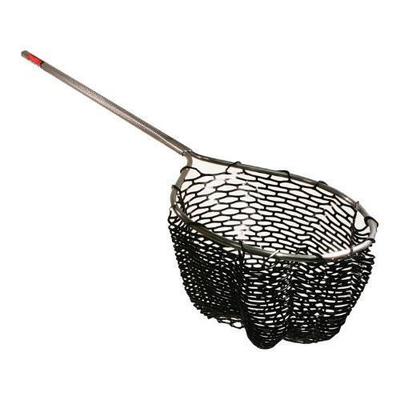 Frabill Sportsman Rubber Net, 17" x 19" Teardrop, 36" Fixed Handle
