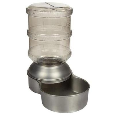 Petmate Stainless Steel Replendish w/ Microban Dog Cat Waterer Small