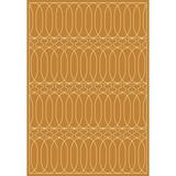 Orange 114 x 79 x 0.24 in Indoor Area Rug - Dynamic Rugs Trend Geometric Area Rug Viscose, Polypropylene | 114 H x 79 W x 0.24 D in | Wayfair