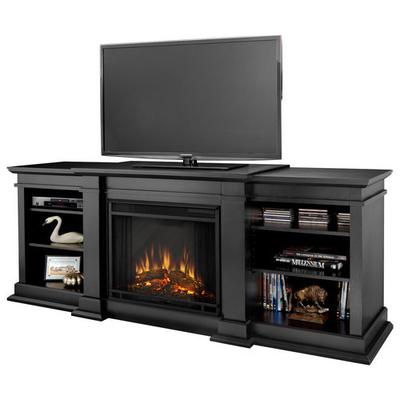 Real Flame Fresno Electric Fireplace Mantel for Most Flat-Panel TVs Up to 50" - G1200E-B