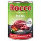 6x400g Beef Vegetables & Rice Menu Rocco Wet Dog Food