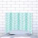 Noyo Home Upholstered Panel Headboard Metal in Black | 35 H x 40 W x 2 D in | Wayfair KnitTurquoise_S_Set