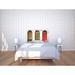 Noyo Home Solid Wood Panel Headboard Upholstered/Cotton in Black | 35 H x 52 W x 2 D in | Wayfair LisbonDoors_D_Set