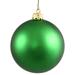 Vickerman 34980 - 4.75" Green Matte Ball Christmas Tree Ornament (4 pack) (N591204DMV)