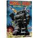Global Gallery 'Missile Robot' by Retrobot Vintage Advertisement on Wrapped Canvas in Black/Blue | 24 H x 16 W x 1.5 D in | Wayfair GCS-374847-1624