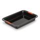 Le Creuset Non-Stick Carbon Steel Bakeware Rectangular Cake Tin, 33 cm, Black, 94101039000000