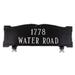 Montague Metal Products Inc. 2-Line Mailbox Sign Metal | 4.75 H x 14.75 W x 0.32 D in | Wayfair CMS-2