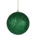 Vickerman 35158 - 8" Green Sequin Ball Christmas Tree Ornament (N592004DQ)