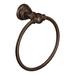 Moen Weymouth Wall Mounted Towel Ring Metal in Brown | 7.27 H x 6.5 W x 3.15 D in | Wayfair YB8486ORB