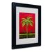 Trademark Fine Art 'Tropical Palm I' Framed Print on Canvas Canvas | 14 H x 11 W x 0.5 D in | Wayfair MA0442-B1114MF