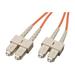 Tripp Lite 25M Duplex Multimode 62.5/125 Fiber Optic Patch Cable SC/SC 82 82ft 25 Meter - Patch cable - SC multi-mode (M) to SC multi-mode (M) - 25 m - fiber optic - duplex - 62.5 / 125 micron - orange