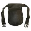 Boyt Harness 23284 Classic Divided Shell Pouch with 2" Wide Belt Leather Black