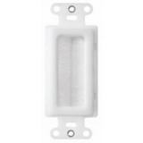 Legrand - On-Q WP1014WH Cable Access Strap with Wall Plate