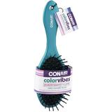 Conair ColorVibes Everyday Stylers Satin Metallic Finish Hair Brush Colors May Vary 1 ea