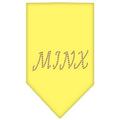 Minx Rhinestone Bandana Yellow Large