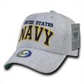 Rapid Dominance S016-NAVY Heather Grey Military Caps, Navy