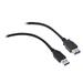 Usb 3.0 Extension Cable Black Type A Male - Type A Female 6 Foot