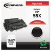 Innovera Remanufactured Black High-Yield Toner Replacement for 55X (CE255X) 12 500 Page-Yield